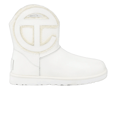 UGG x Telfar Logo Mini Crinkle White