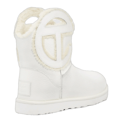 UGG x Telfar Logo Mini Crinkle White Back