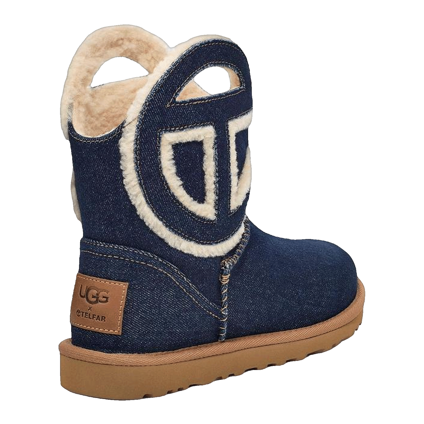 UGG x Telfar Logo Mini Denim Back