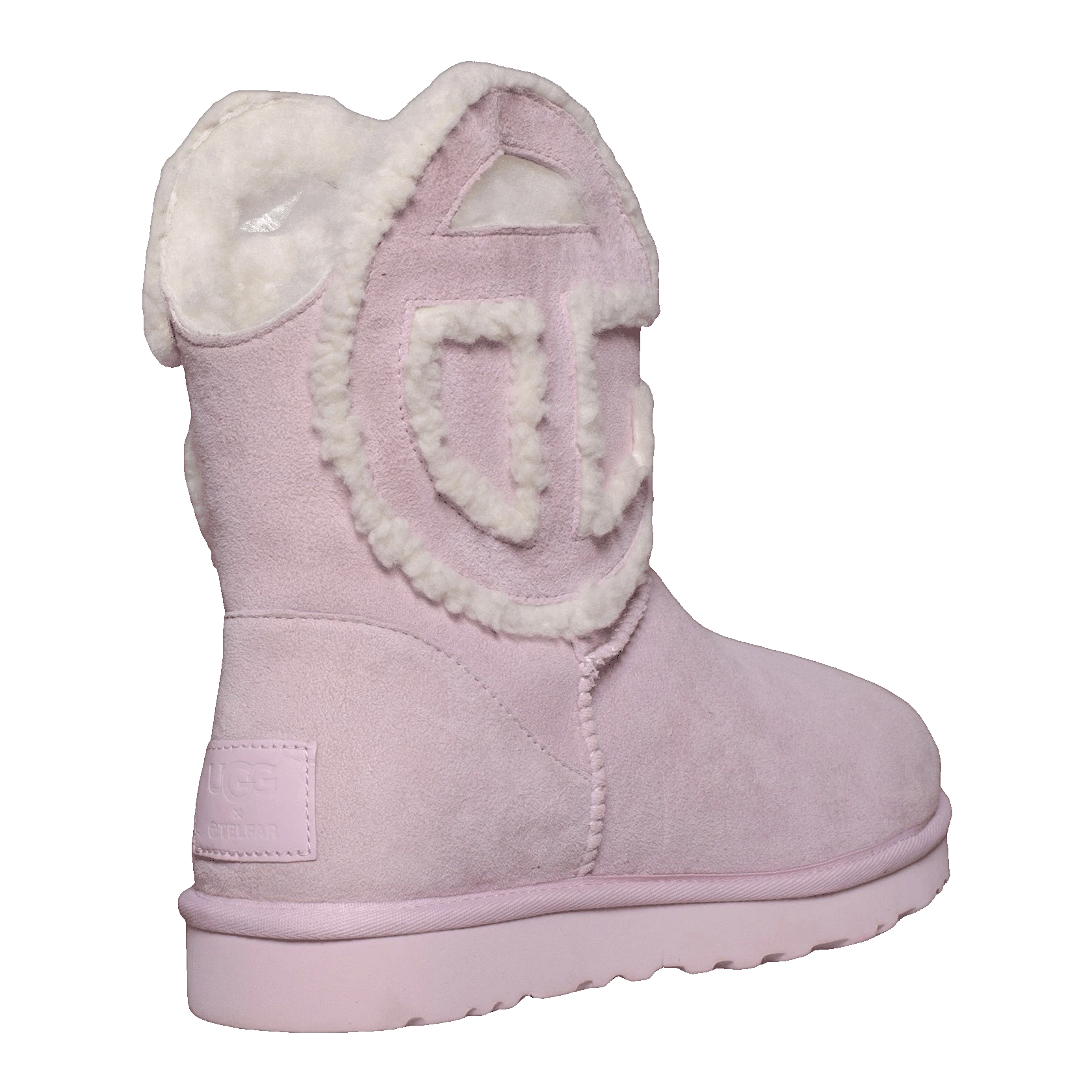 UGG x Telfar Logo Mini Pink Back