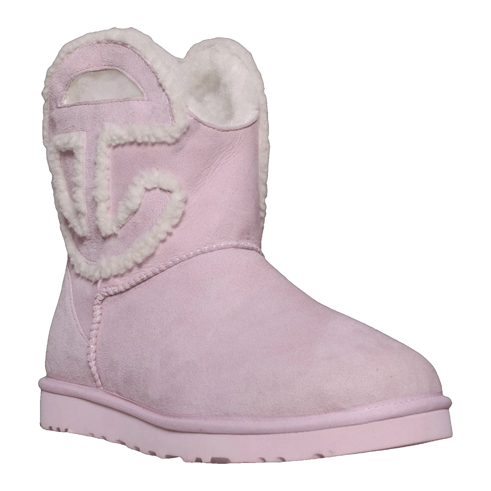 UGG x Telfar Logo Mini Pink Side