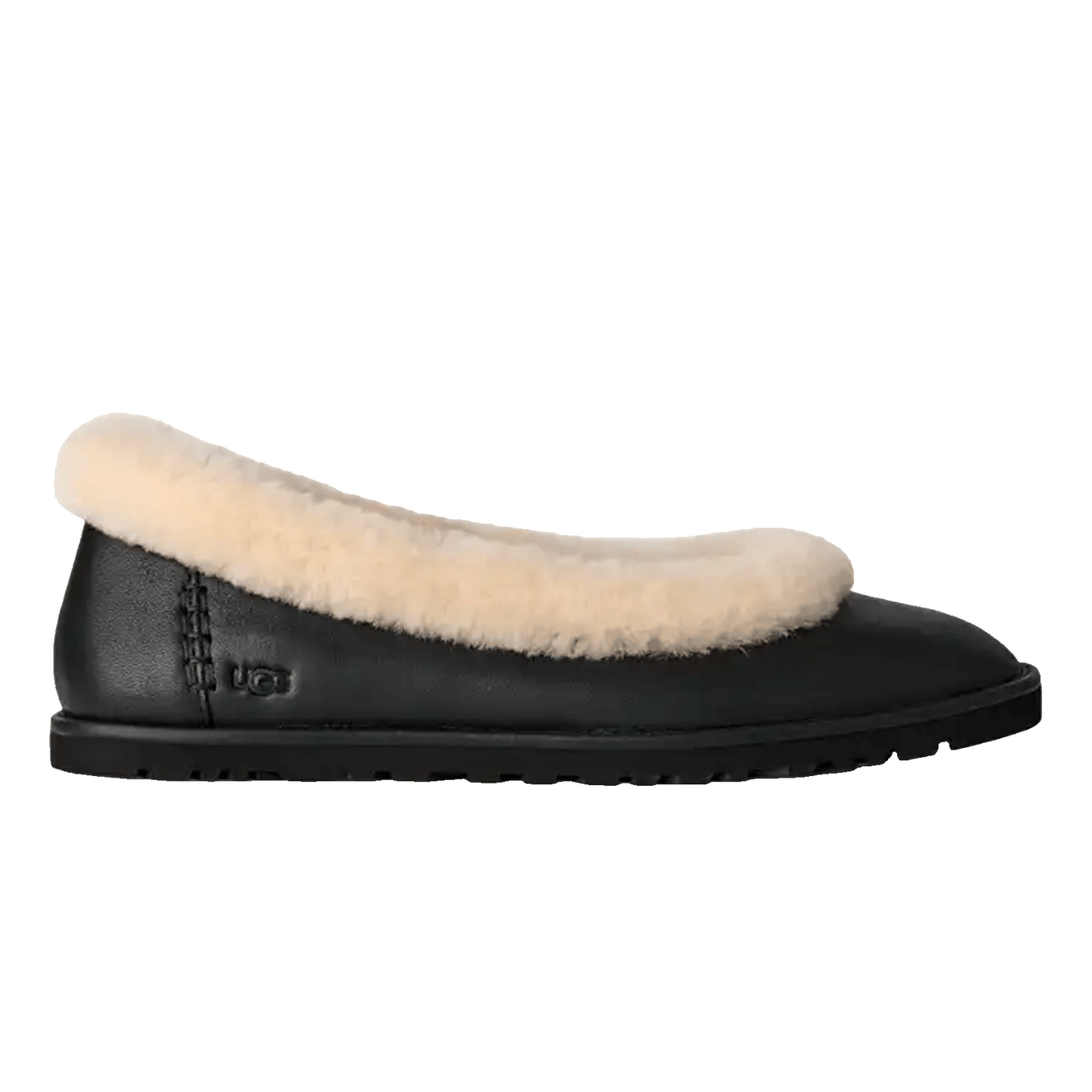 UGG Zora Leather Ballet Flat Black (W)