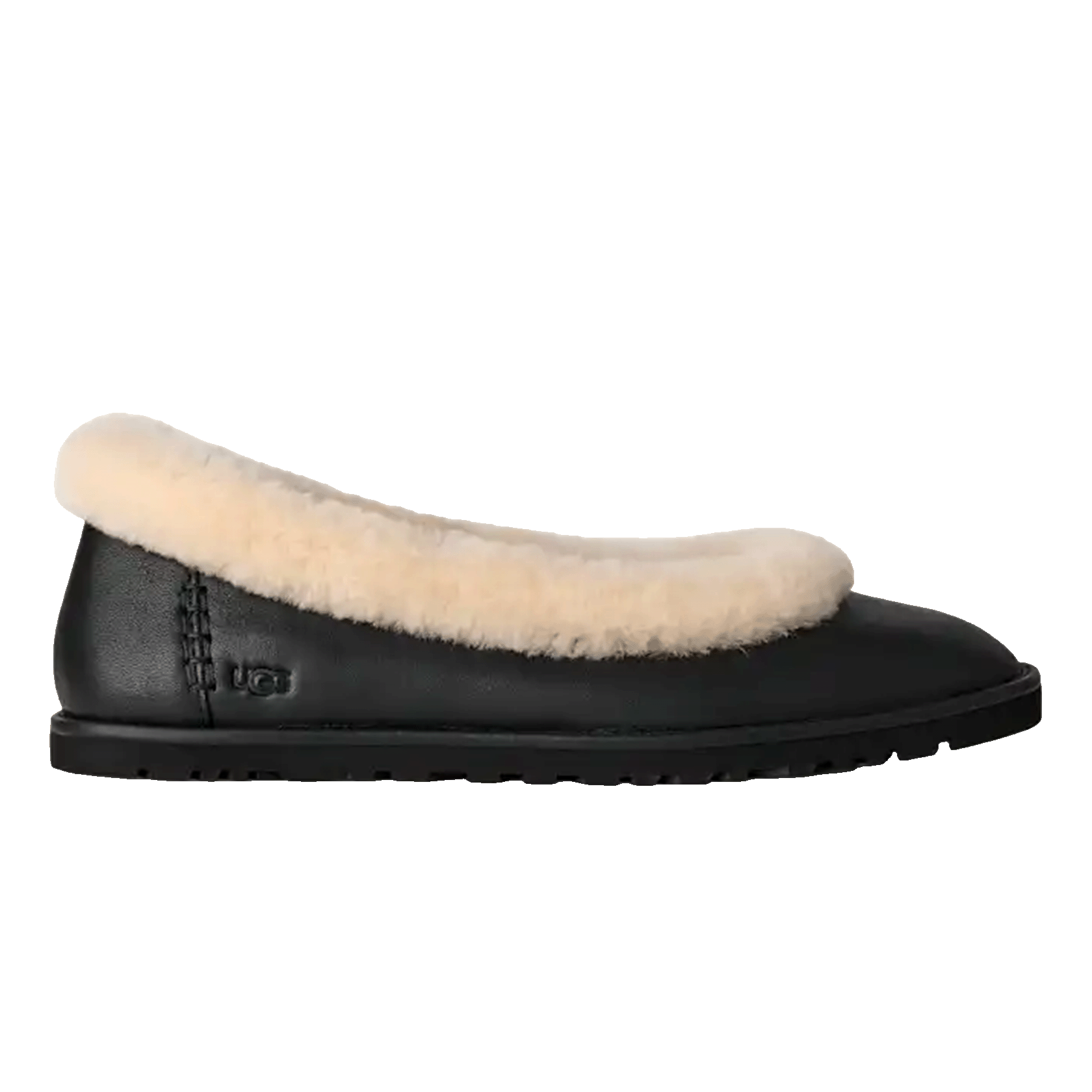 UGG Zora Leather Ballet Flat Black (W)