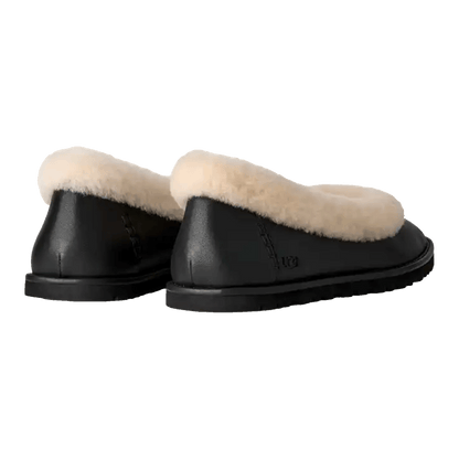 UGG Zora Leather Ballet Flat Black (W) Back